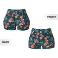 thumbnail image 3 of Sigee Happy Mother's Day Print Women's High Waist Workout Shorts - Squat Proof, Tummy Control, Yoga and Gym Activewear-Small, 3 of 9