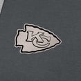 thumbnail image 4 of Men's Antigua Charcoal Kansas City Chiefs Brushed Carbon Victory Pullover Hoodie, 4 of 4