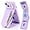 B+Purple, variant on iPhone 15 Plus case with Card Holder, iPhone 15 Plus Phone Case Wallet for Women magsafe Compatible Wallet Detachable 2-in-1 for Men-Brown
