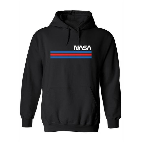 NASA Nasa Modern Stripes Hoodie Women -NASA Designs, Female XX-Large