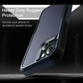 thumbnail image 4 of JETech Case for iPhone 15 6.1-Inch, Heavy Duty Dual-Layer Rugged Protection, Shockproof Protective Tough Phone Cover with Matte Back (Navy), 4 of 6