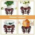 thumbnail image 6 of Wooden Plant Stands, Chinese Fishbowl Display Stands Indoor, Indoor Plants Wood Stool Plant Stand Chinese Style Flower Pot For Home Greenery, 6 of 8