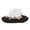 Black, variant on Summer Fashion Seaside Holiday Leisure Trend Panama Style Sun Hat Orange One Size