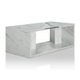 thumbnail image 5 of Furniture of America Falka Faux Marble Storage Coffee Table, White, 5 of 11
