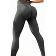 thumbnail image 6 of Resistance Band Leggings for Women — Built-In Bands, High-Waist Butt-Lift Look, Seamless Stretchy Workout Tights, 6 of 7