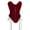 Wine, variant on Women Tummy Control Corset Top Solid Strapless Sweetheart Lace Up Bone Support Slimming Waist Shaper Stage Performance Body Shaping Daily Vintage Evening Party