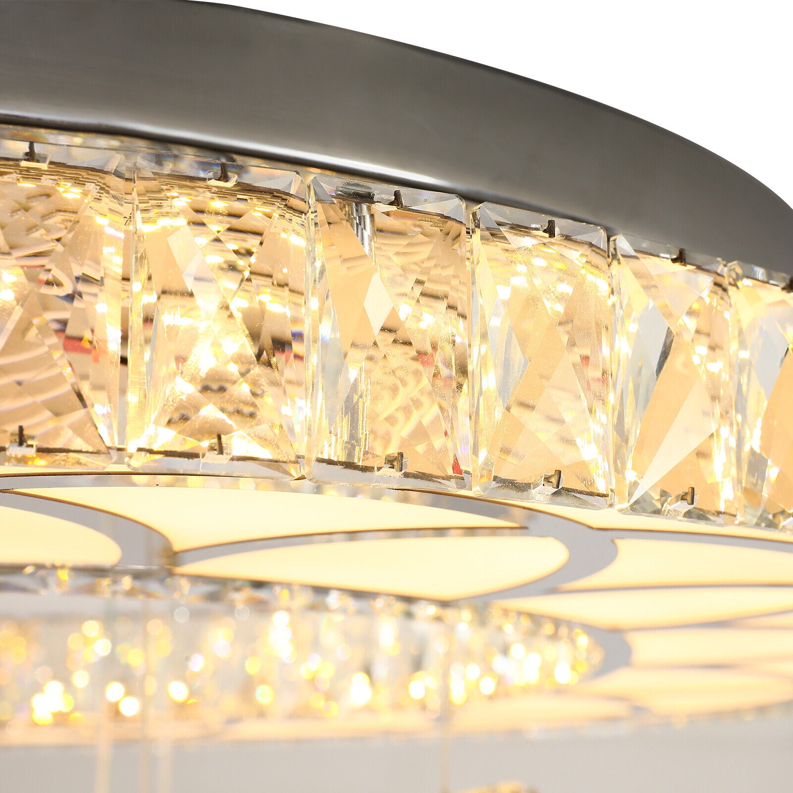 SHZICMY Modern Luxury Crystal Ceiling Chandelier Lamp Pendant Lights