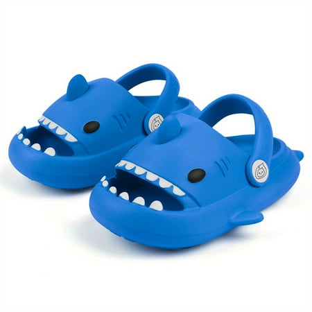 

Baby Boys Girls Shark Design Slippers Slides EVA Soft Sole Anti Slip Sandals Quick Dry Clogs Beach Pool Shoes