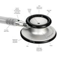 thumbnail image 2 of Prestige Medical Clinical Lite Stethoscope Black, 2 of 6