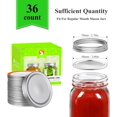 thumbnail image 2 of 36 PCS Regular Mouth Canning Lids, Lids for Mason Jar, Split-Type, 2 of 7