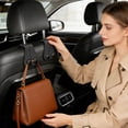 thumbnail image 5 of Creatine Back Seat Hanger Organizer For Rear Headrest Sturdy Universal Vehicle Storage Hook, 5 of 5