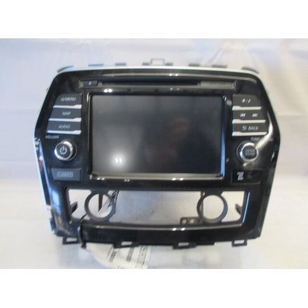 Pre-Owned 2016 Nissan Maxima Radio Receiver w/Navigation w/Display Screen OEM (Good)