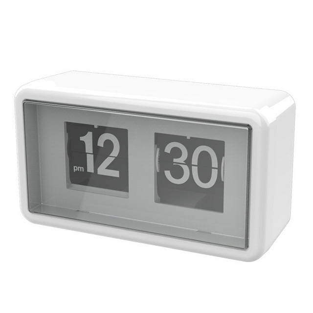 Bewildely tipos de relojes verticales: de pared y de ; reloj de alarma con función de volteo automático; reloj de escritorio con función de Electrodomésticos