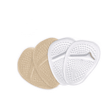 TELOLY 2 Pairs Shoe Inserts for Women, Anti-Slip and Shock-Absorbing Metatarsal Pads Women,Silicone Cushioned Toe Spacers