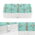 thumbnail image 4 of Easter Portable PU Leather Travel Jewelry Display Case Organizer Box, 4 of 6