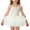 1-White1097, variant on Kiijoy Girls Spaghetti Strap Ballet Dance Dress Tutu Skirted Leotard Dress, Sizes 5-6