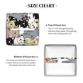 thumbnail image 6 of Tissue Box Cover, Classic Cute Cartoon Cat_A Leather Tissue Box Holder - Tissue Case Facial Paper Organizer for Bathroom, Vanity Countertop, Tabletop, Car, Night Stands, 6 of 7