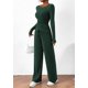 thumbnail image 5 of Conjunto de Dos Piezas para Dama PRETTYGARDEN Verde Oscuro Talla S, 5 of 8
