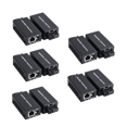 thumbnail image 1 of 5 Pairs Mini Gigabit Fiber Optical Media Converter 100/1000Mbps Optical Transceiver Ethernet Switch SC to RJ45 20Km Co, 1 of 6