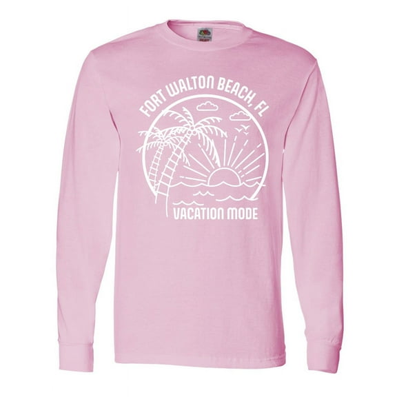Inktastic Summer Vacation Mode Fort Walton Beach Florida Long Sleeve T-Shirt