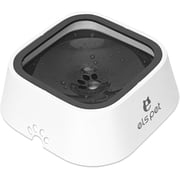 Non Spill Dog Water Bowl, Splash-Free, No Spill, Anti-Choking Dog Bowl, Vehicle Carried Pet Water Bowl for Dog, Cat, Puppy, Kitty, 1.5L Large Capacity (Grey)