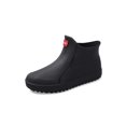 thumbnail image 1 of Woobling Men Kitchen Shoes Slip On Chef Shoe Round Toe Mules Resistant Clogs Comfort Lace Up Black 7, 1 of 5