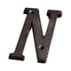 thumbnail image 2 of Letras de metal negro Kearding para puertas decoración eficaz para el hogar Fácil de instalar letrero de casa N Type3 NO3, 2 of 6
