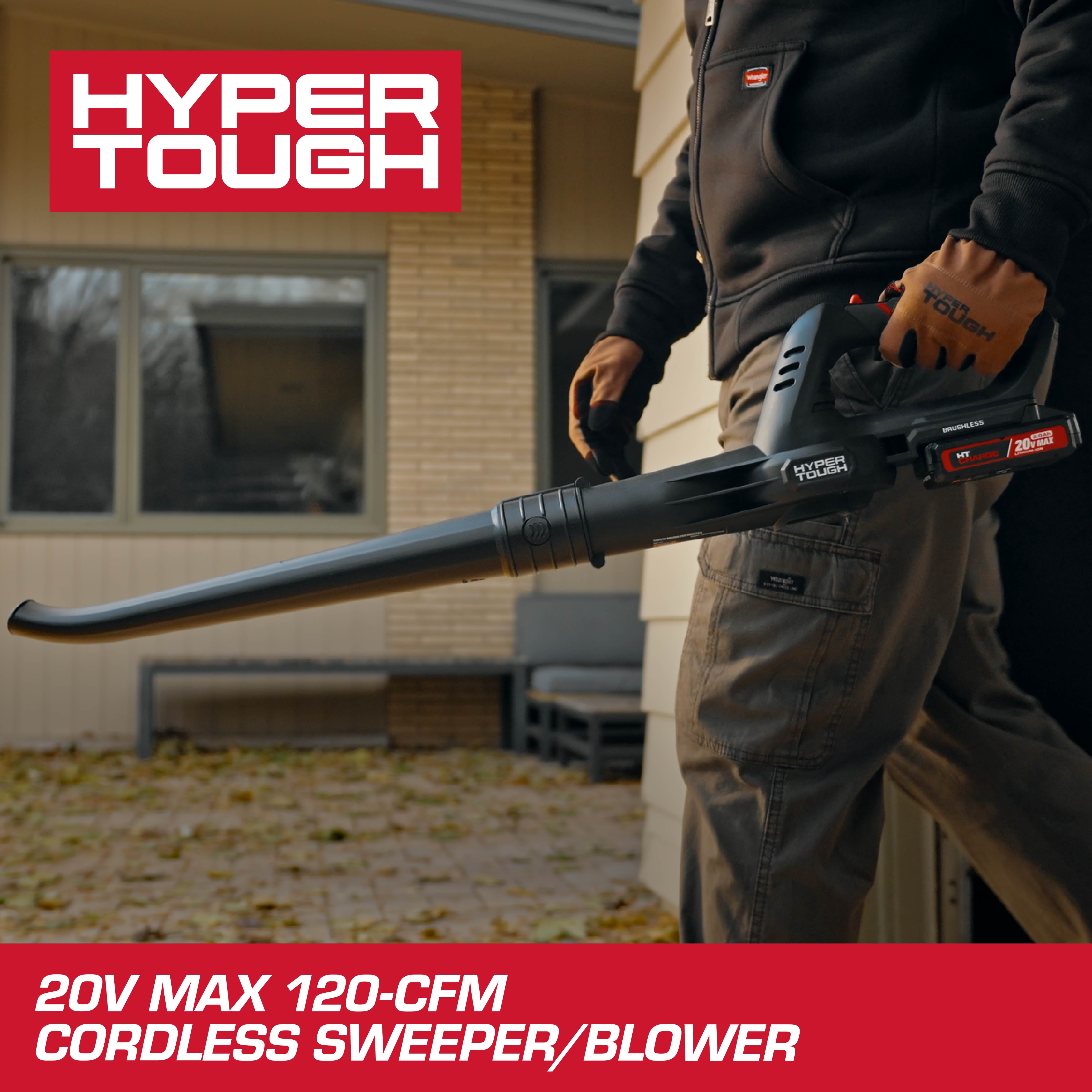 Hyper Tough 20V 120CFM Sweeper, HY5601050516006
