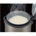 thumbnail image 2 of Tiger JNP-S10U 5.5 Cup Capacity White Rice Cooker with Non-Stick Inner Pot, Spatula and Measuring Cup, Keep Warm Upto 12 hours (Stainless Steel Gray), 2 of 5