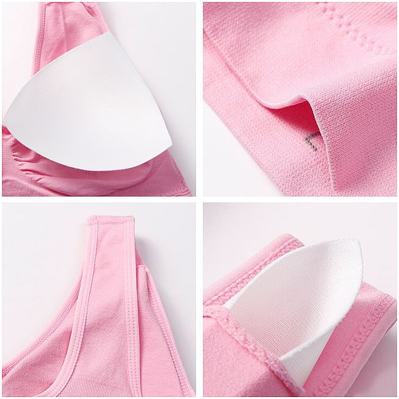 Plus Size Bras For Women Seamless Bra With Pads Women Plus Size Bra 5XL 6XL  Vest Wireless Breathable Comfortable 