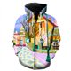 thumbnail image 2 of Sudadera con capucha abstracta con estampado 3D para hombre, sudaderas con gráficos de pintura artística, sudaderas casuales de gran tamaño con capucha, suéteres holgados con cremallera, 2 of 5