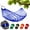 Blue, variant on Mesh Hammock, Net Hammock for Outside Camping, 220 lb