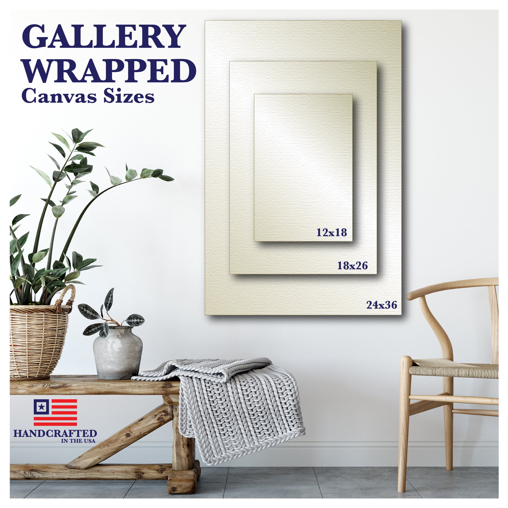 Courtside Market Salt in the air Gallery-Wrapped Canvas Wall Art, 12x18
