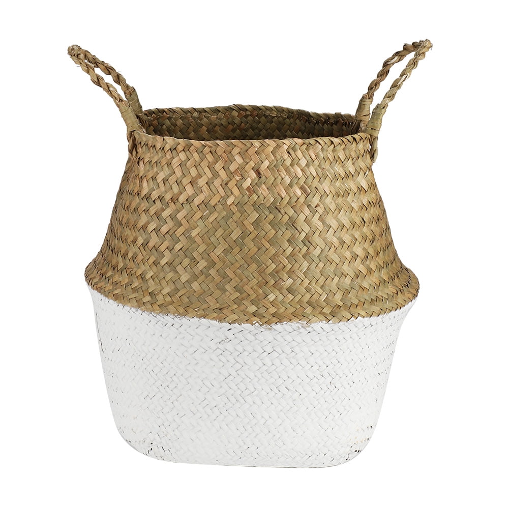 Cesta De Algas Marinas Hecho A Mano Natural - Precios Bajos