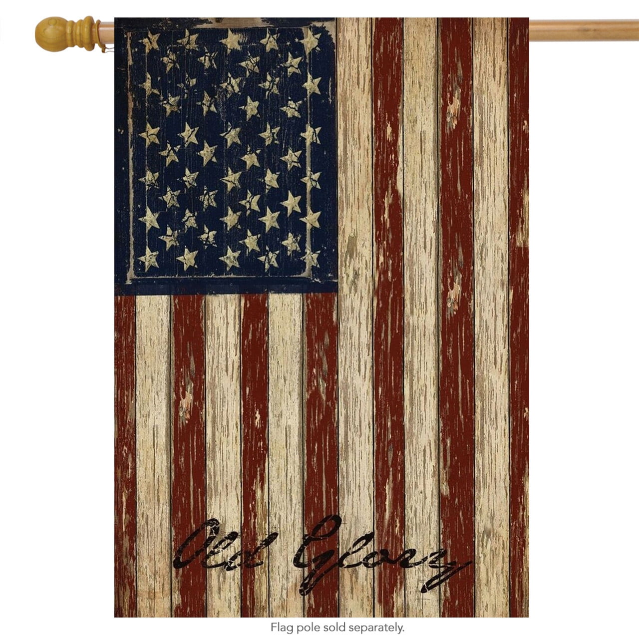 NEW Embroidered Stars American House Flag Show USA Patriotic Support 28/"X50/"