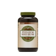 GNC Natural Brand Psyllium Seed Husk 500mg, 180 Capsules, Supports Digestive Health