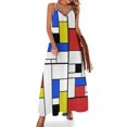 thumbnail image 1 of Vestido sin mangas Mondrian Lines vestidos de fiesta vestidos de mujer verano Ropa de mujer, 1 of 7