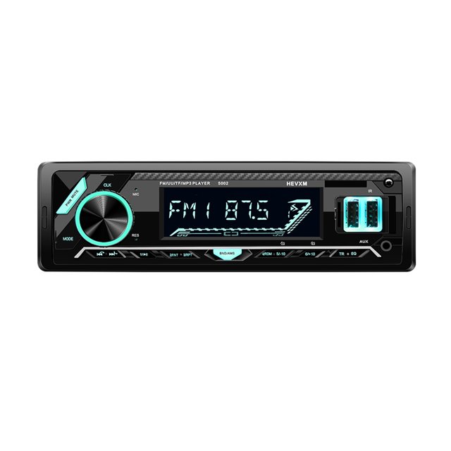 Pegatina para coche HEVXM Pantalla LCD digital HD de 7 colores para automóvil Radio de audio estéreo HEVXM Pegatina para coche