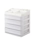 thumbnail image 3 of Cajón de Plástico para Cosméticos, Organizador de Maquillaje, Caja de Almacenamiento de Maquillaje, Contenedor para Ataúd de Uñas, Caja de Almacenamie 4 niveles blanco Soledad Organizador cosmético del maquillaje, 3 of 7