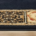 thumbnail image 5 of Superior Classic Elegant Floral Medallion Power-Loomed Indoor Area Rug, Midnight Blue, 5' x 8', 5 of 7