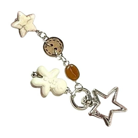 Cute Phone Pendant Stylish Phone Accessories Gingerbreads Man Phone Charm Button Bag Pendant Perfect for Fashion Outfit