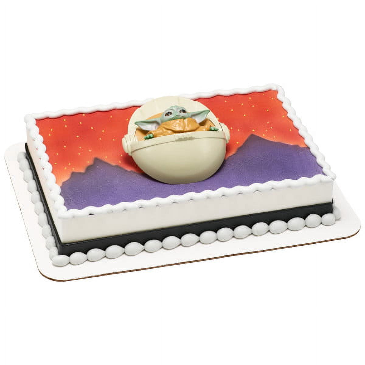 Alien Baby Cake Topper – Weltraum-Thema Kuchen-Deko Für Babyparty & Geburtstag, Ca. 15x15 Cm