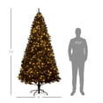 thumbnail image 3 of 7.5ft Pre-Lit Artificial Christmas Tree - 500 Warm White LED Lights - Realistic Branches - Holiday Decor - Indoor Use, 3 of 8