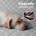 thumbnail image 2 of Funda de asiento de coche para perros Pecute, de piel impermeable, para asiento trasero, 2 of 9