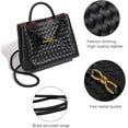 thumbnail image 4 of Woven Hobo Bags for Women Tote Bag, Woven Leather Shoulder Crossbody Bag Satchel Bag Woven Handbag Purses, 4 of 7