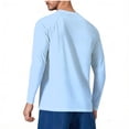 thumbnail image 5 of Men's Plus Size Sun Shirt - Casual Loose Quickly Dry Long Sleeve T Shirts - Outdoor Crew Neck Workout Summer Tops, 5 of 9
