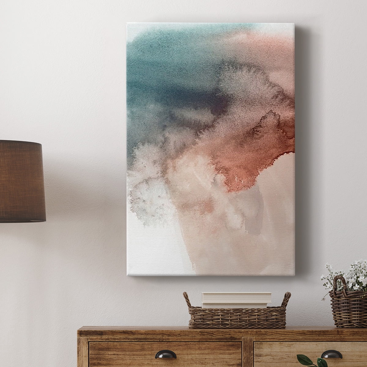 Red Ochre Abstract III Premium Gallery Wrapped Canvas - Ready to Hang