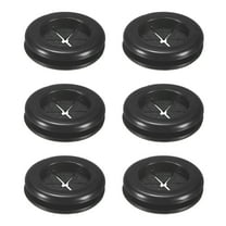 Uxcell 6-Pack Rubber Grommets for Wiring 22mm Petal-Shaped Desk Hole Grommet