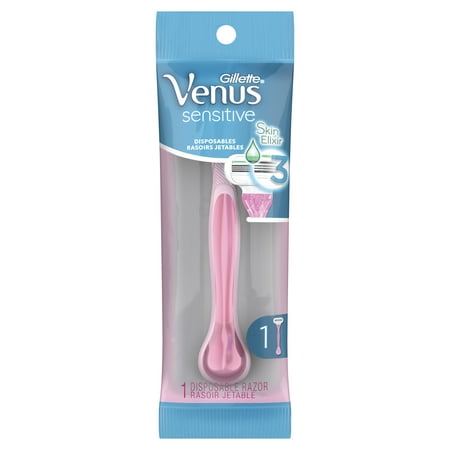 Gillette Venus Sensitive Women's Disposable Razor - 1 (Best Disposable Razor For Sensitive Skin)
