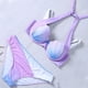 thumbnail image 2 of Traje de baño Bikini de sirena Traje de baño Bikini de concha degradada de 4 piezas, 2 of 6